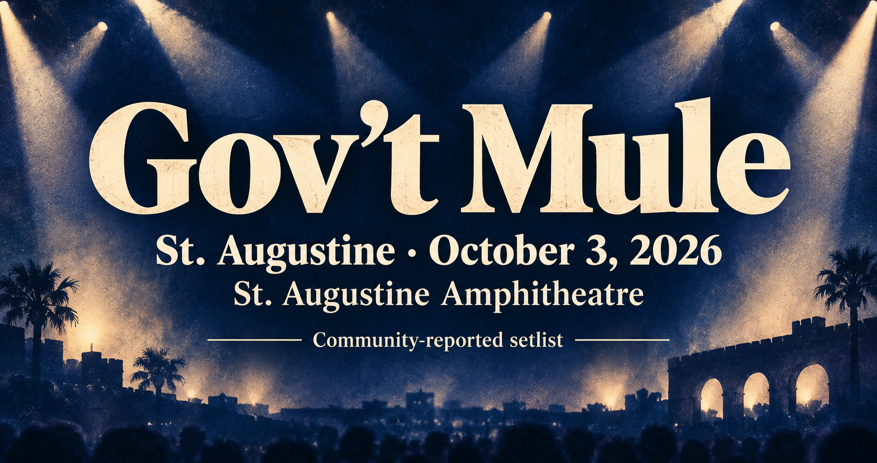 Concert setlist editorial preview