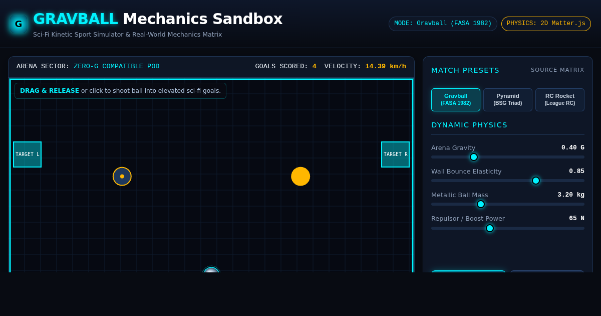 Gravball & Sci-Fi Sport Mechanics Sandbox preview