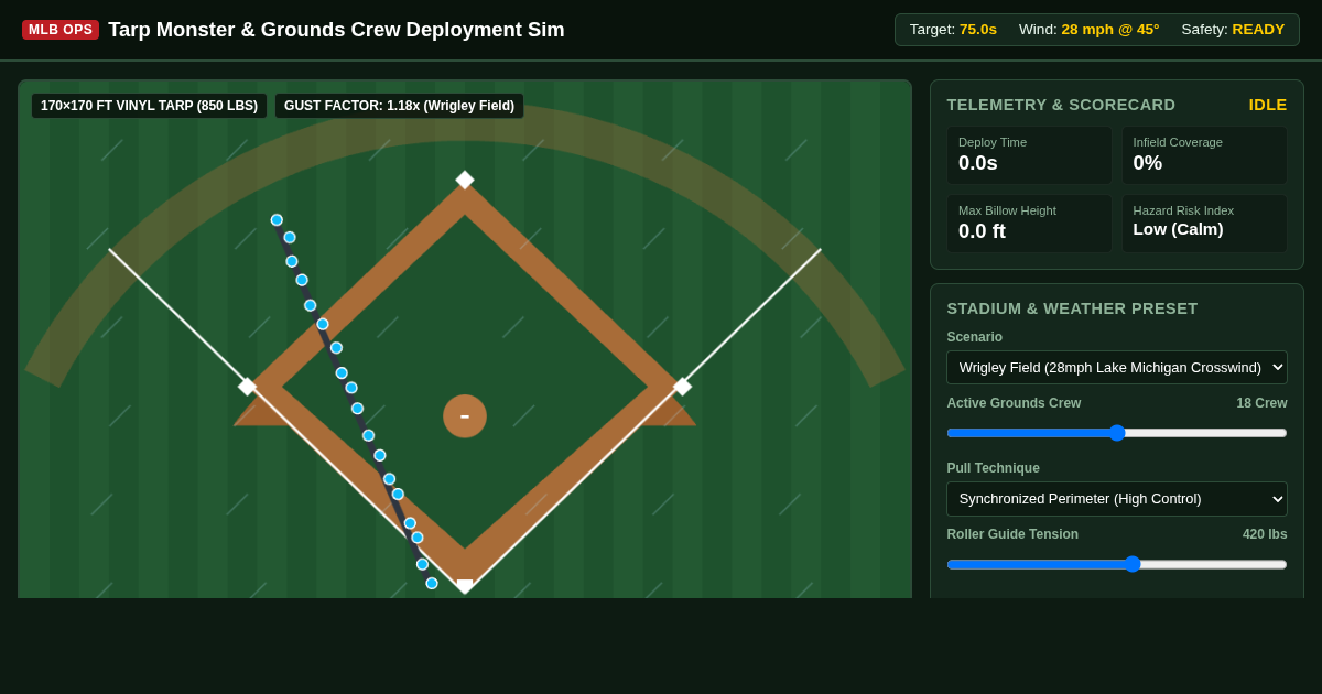 MLB Tarp Monster & Grounds Crew Simulator preview