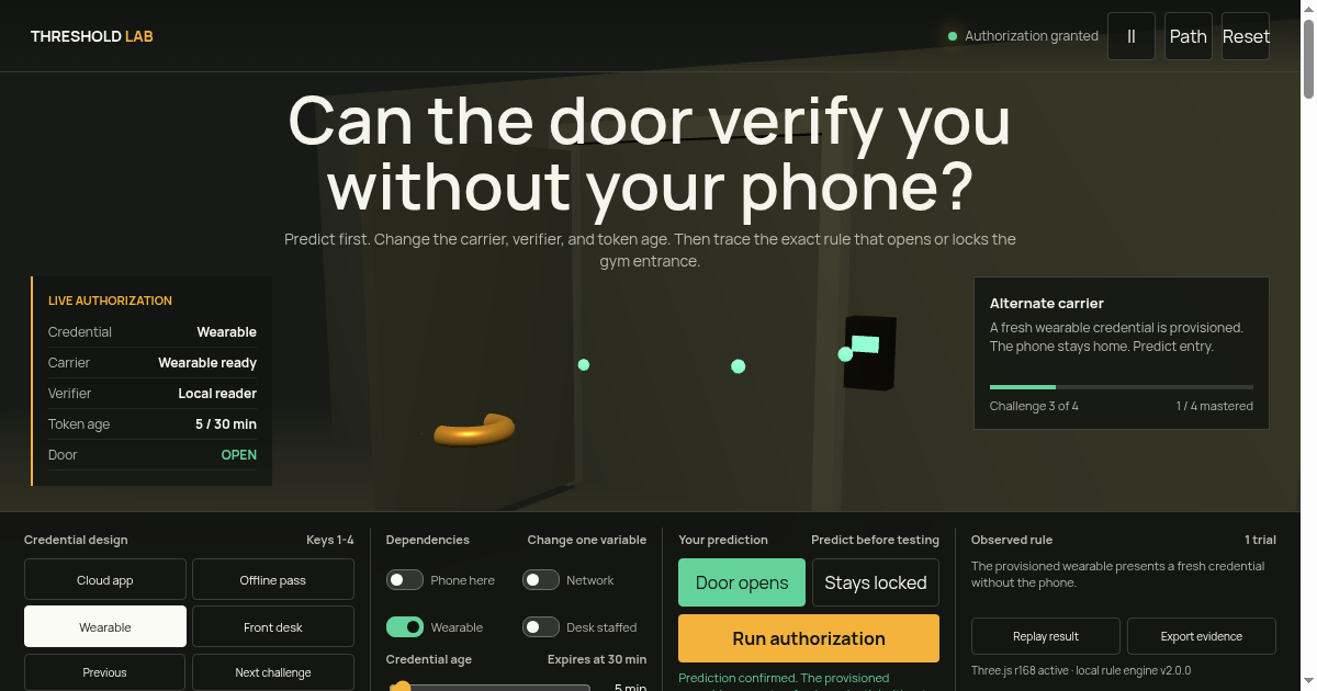 Threshold Lab | Phone-free gym access preview