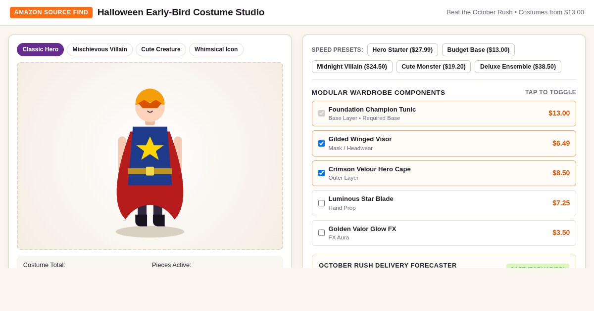 Halloween Early-Bird Costume Studio | Build & Beat the October Rush preview