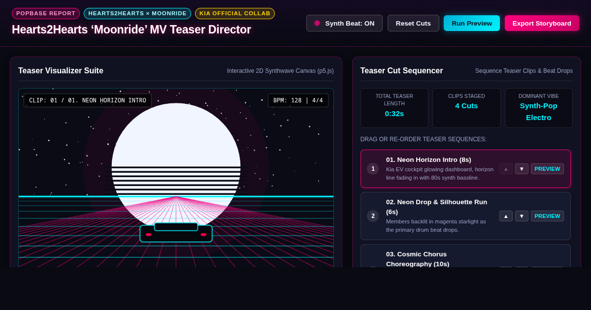 Hearts2Hearts 'Moonride' Teaser Director preview