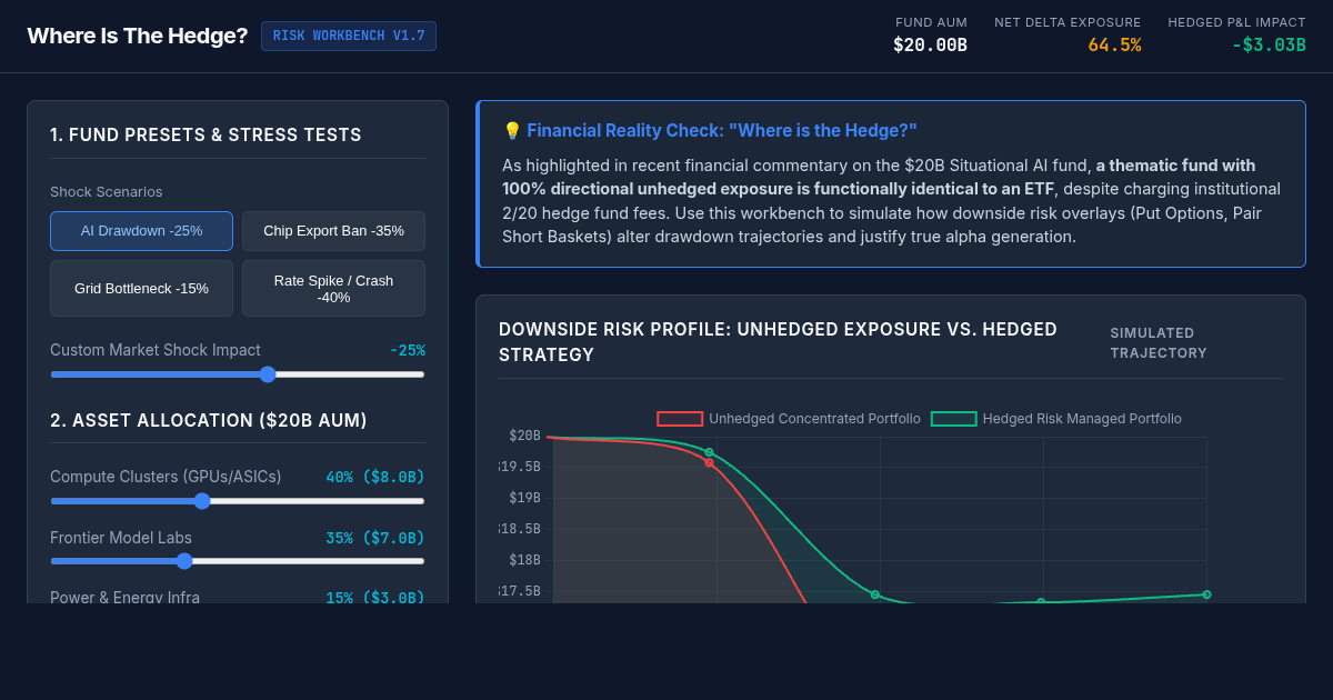 Where Is The Hedge? Financial Risk & Portfolio Hedging Workbench preview
