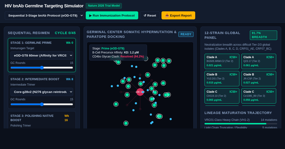 HIV bnAb Germline Targeting Simulator preview