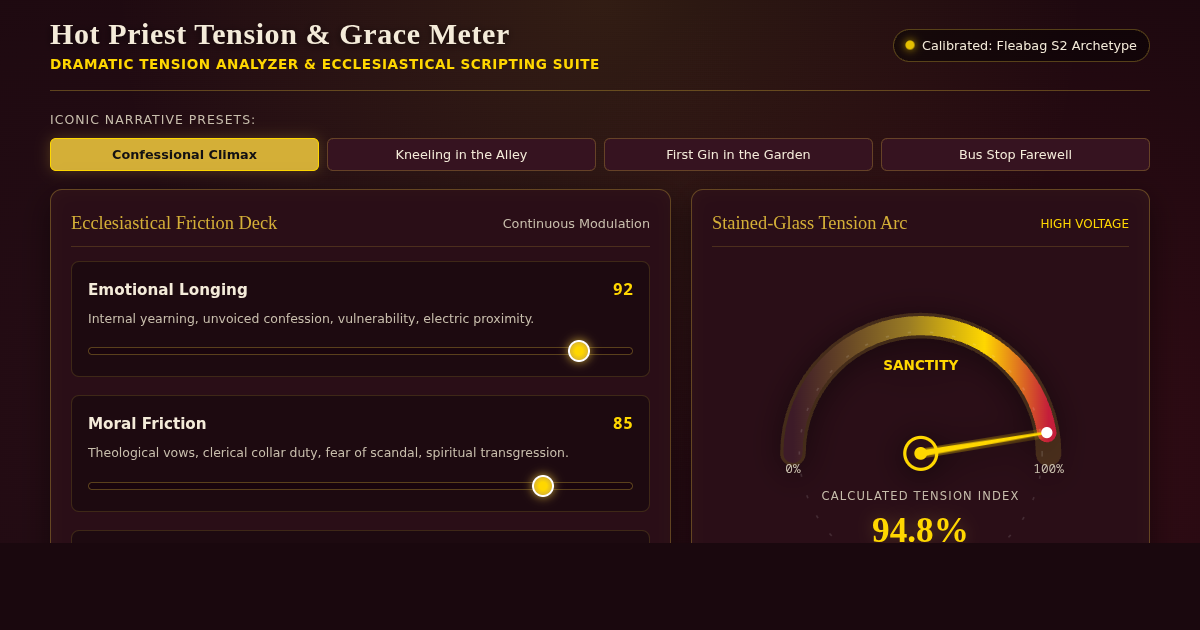 Hot Priest Tension & Grace Meter preview