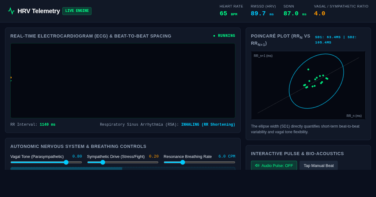 HRV Autonomic Physiology Simulator preview