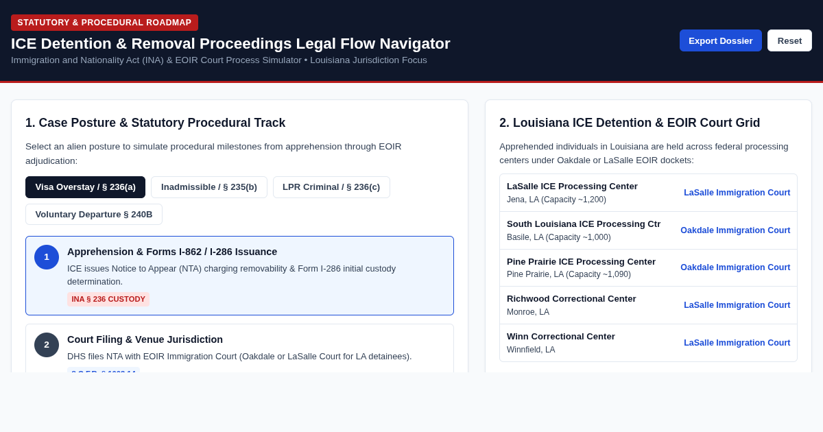 ICE Detention & Removal Proceedings Legal Flow Navigator preview