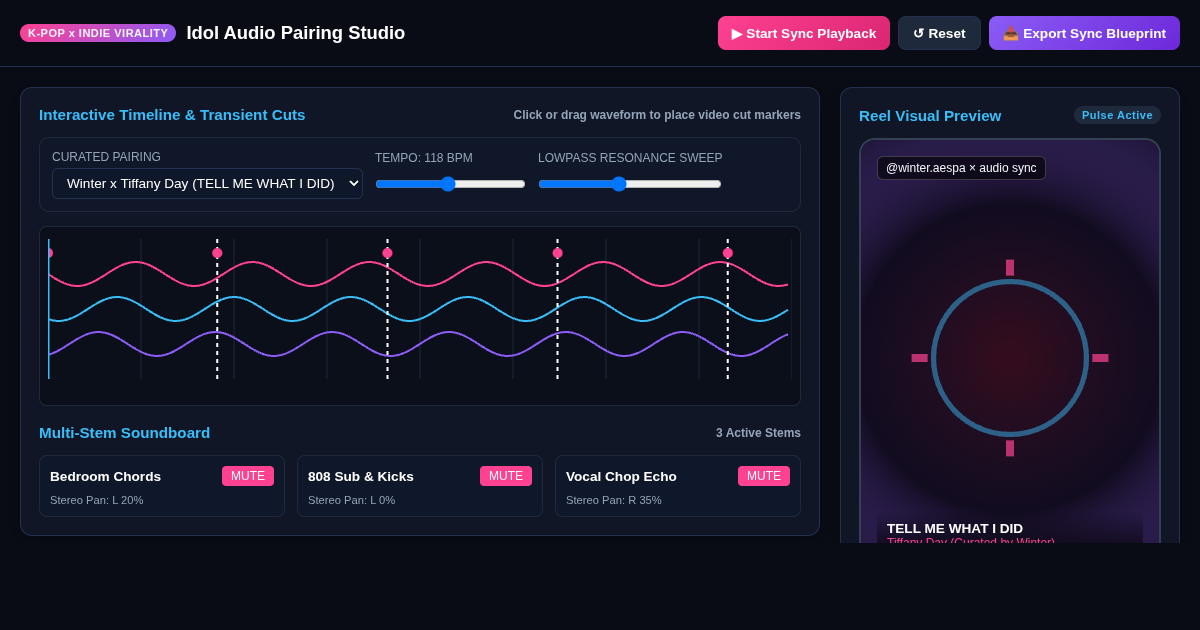 Idol Audio Pairing & Visual Sync Studio preview