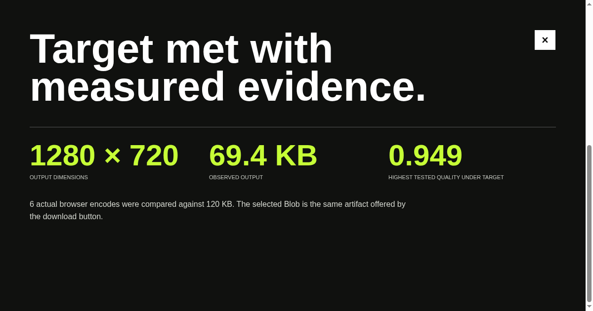 Image Target Optimizer preview