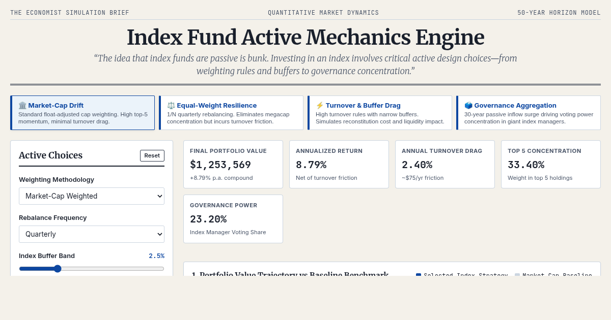 Index Fund Active Mechanics Engine preview
