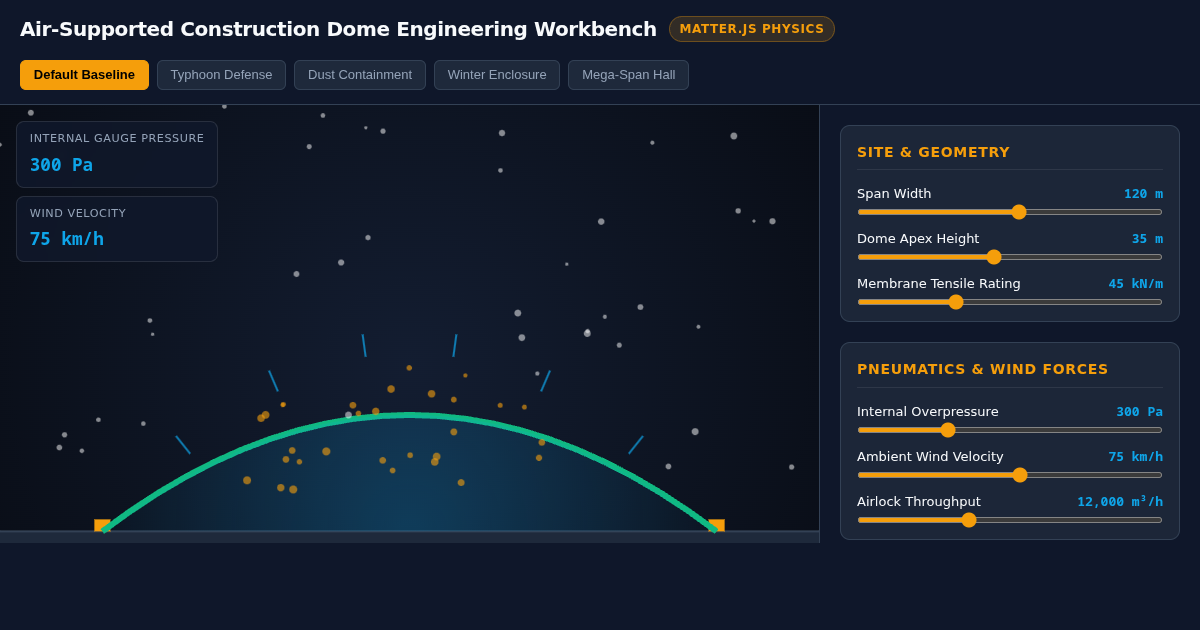 Air-Supported Construction Dome Engineering Workbench preview