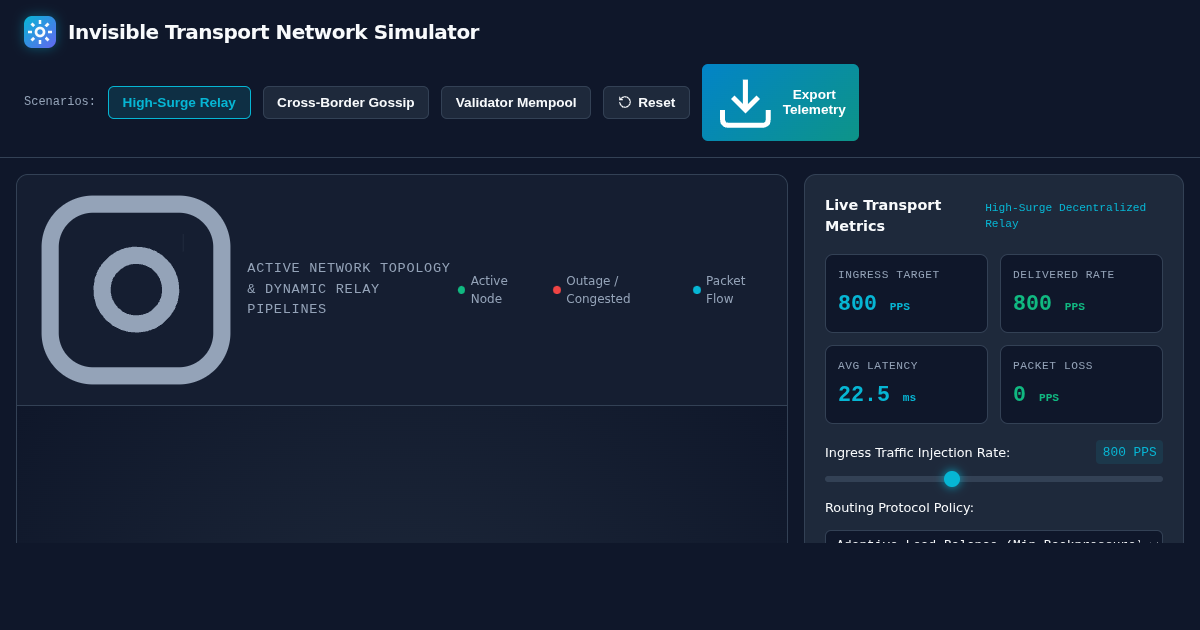Invisible Transport Network Simulator preview