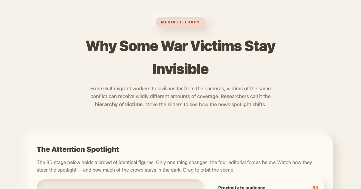 Why Some War Victims Stay Invisible preview
