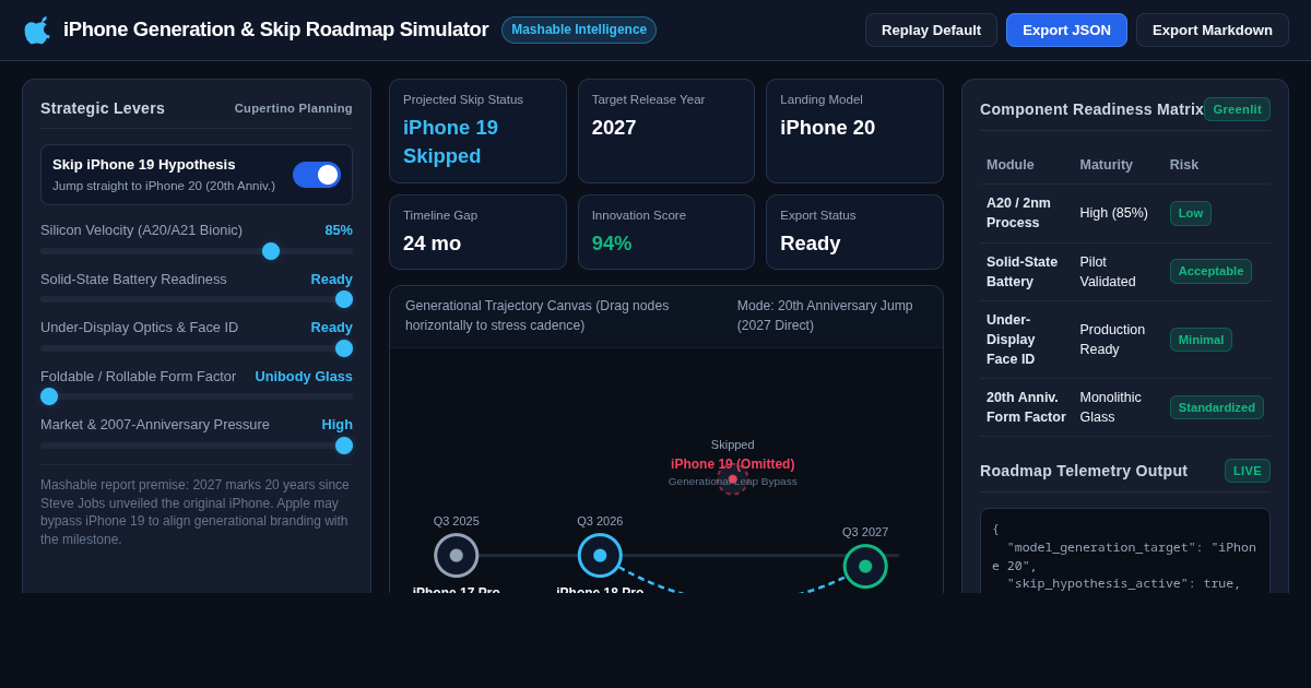 iPhone Generation & Skip Roadmap Simulator preview