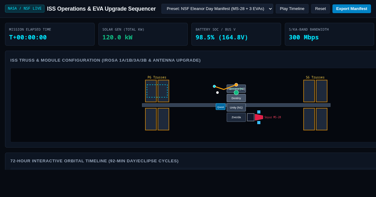ISS Operations & EVA Upgrade Sequencer | Flight Director Console preview