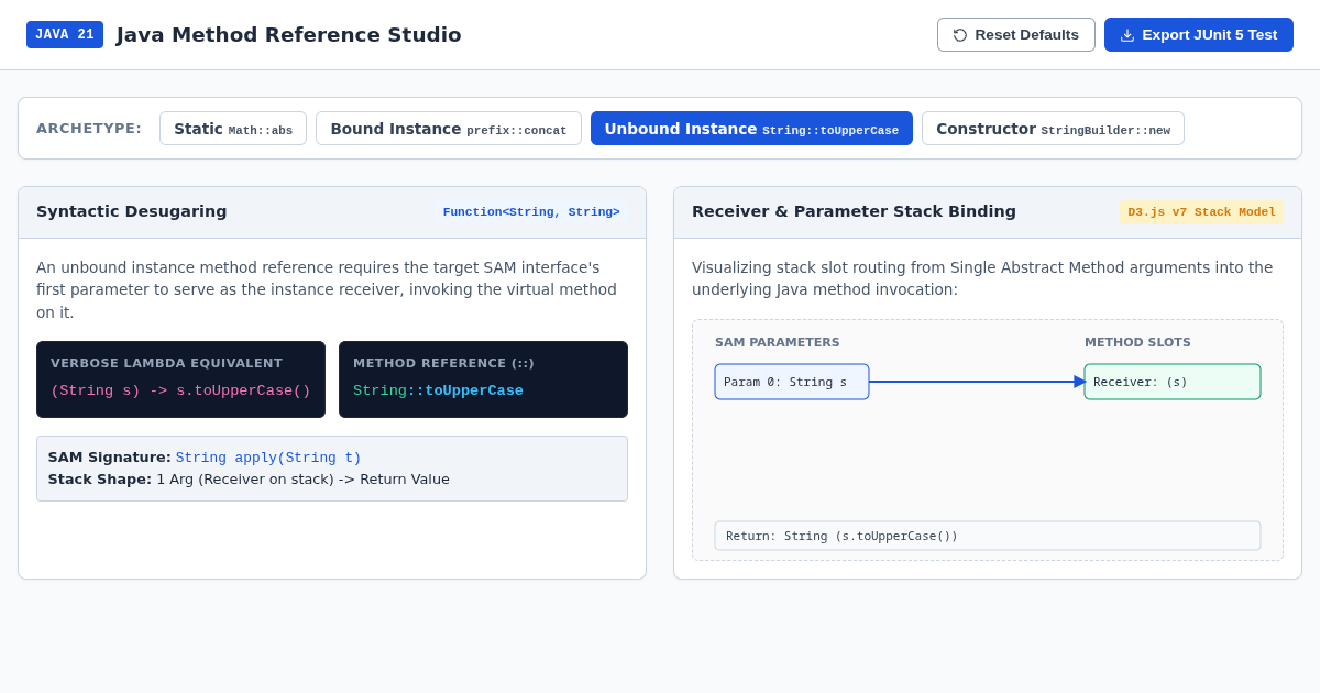 Java Method Reference Studio: Deconstructing Java's Functional Bridge preview