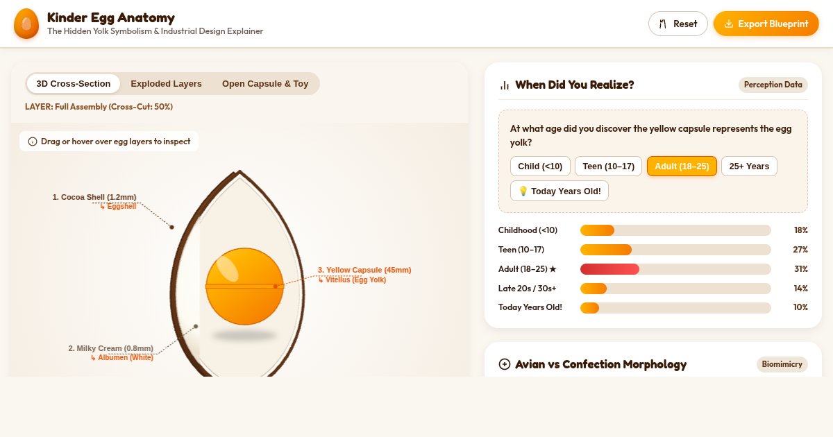 Kinder Egg Anatomy & The Yolk Symbolism Explainer preview