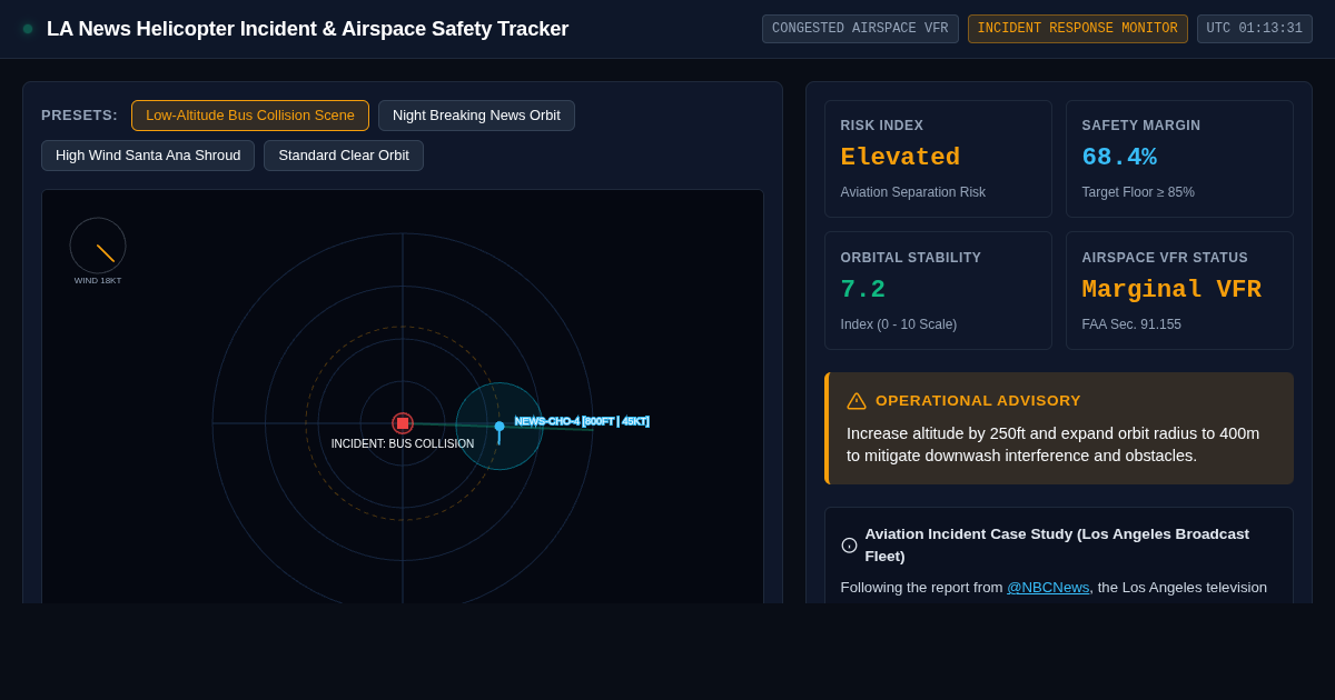 LA News Helicopter Incident & Airspace Safety Tracker preview