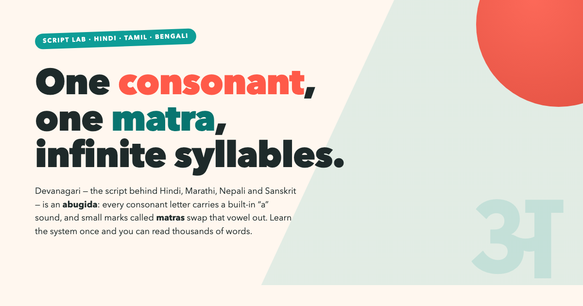 Devanagari Decoded: Learn Hindi Script Fast preview