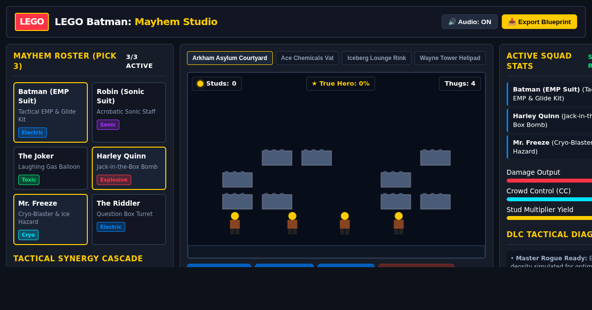 LEGO Batman: Mayhem Collection Loadout & Synergy Sandbox preview