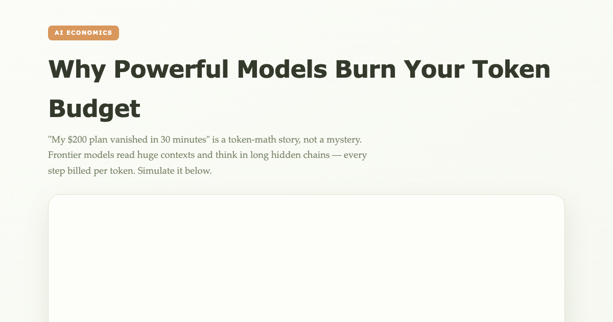 LLM Token Costs: Why AI Budgets Burn - 3D Lab preview