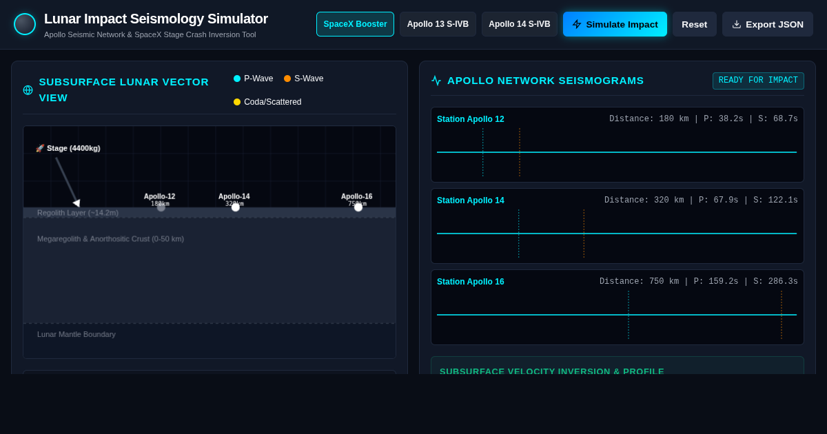 Lunar Impact Seismology Simulator preview