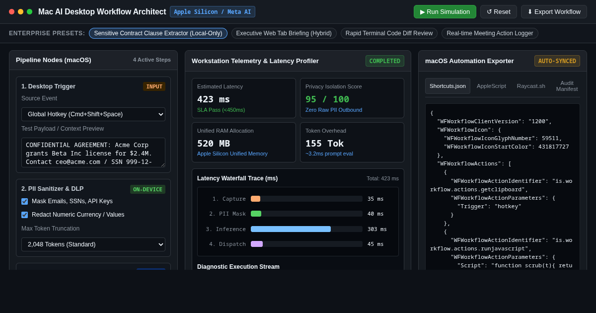 Mac AI Desktop Workflow Architect & Enterprise Assistant Profiler preview