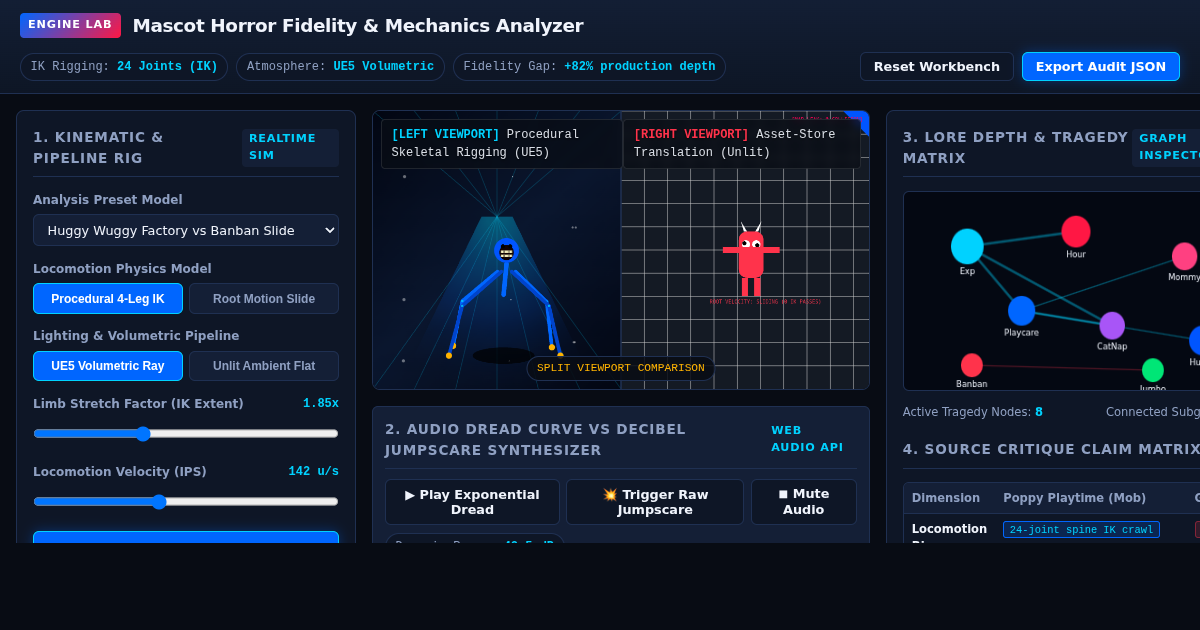 Mascot Horror Fidelity & Mechanics Analyzer preview
