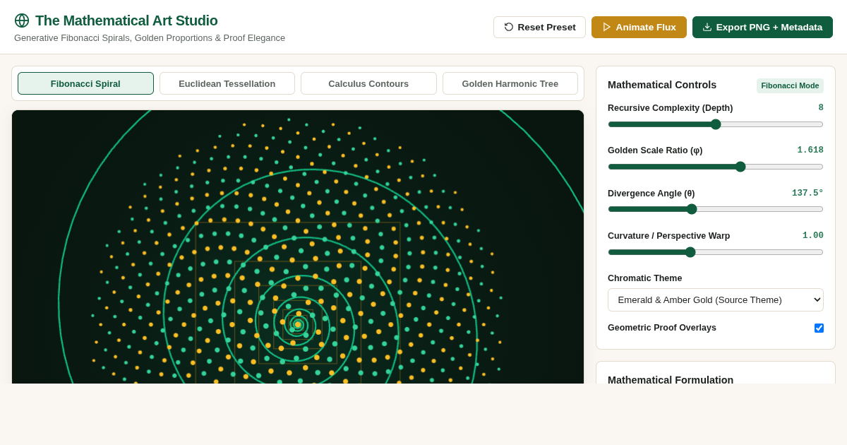 The Mathematical Art Studio: Patterns, Perspective & Proof preview