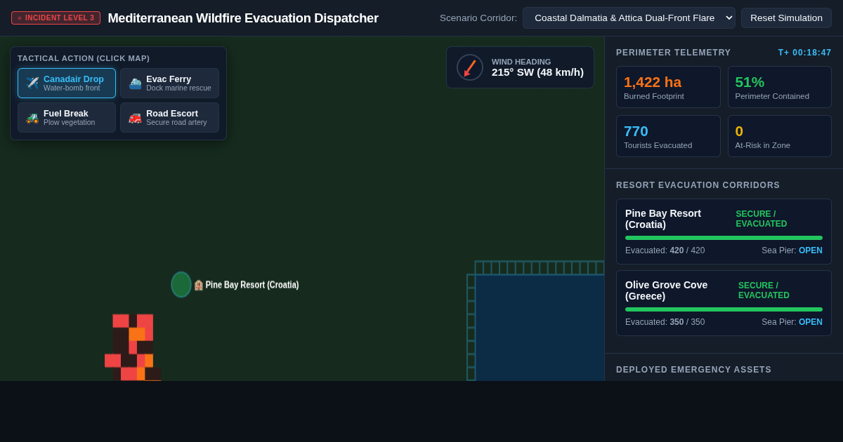 Mediterranean Wildfire Evacuation Dispatcher preview