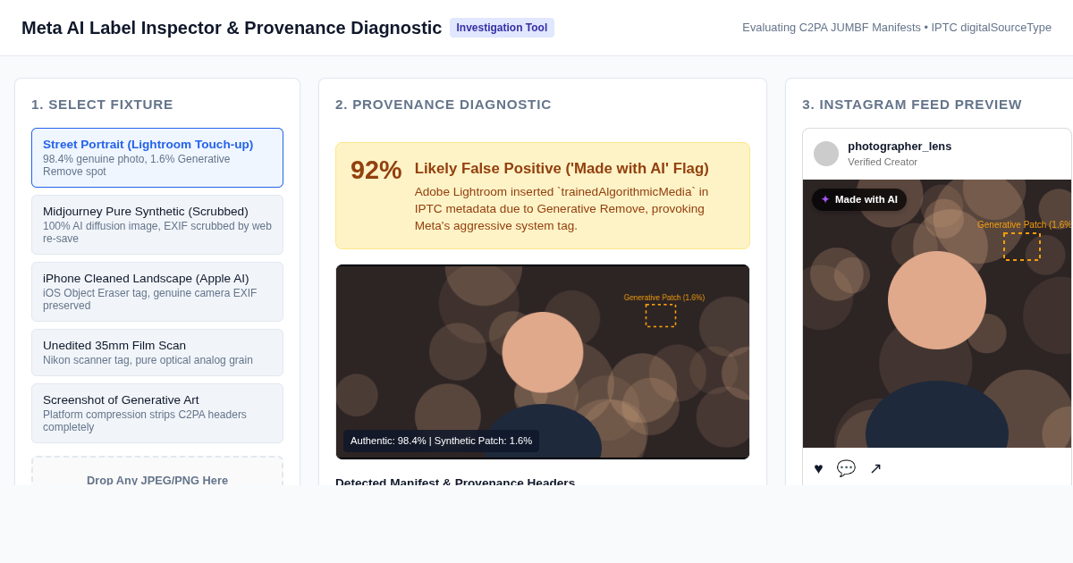 Meta AI Label Inspector & Provenance Diagnostic preview