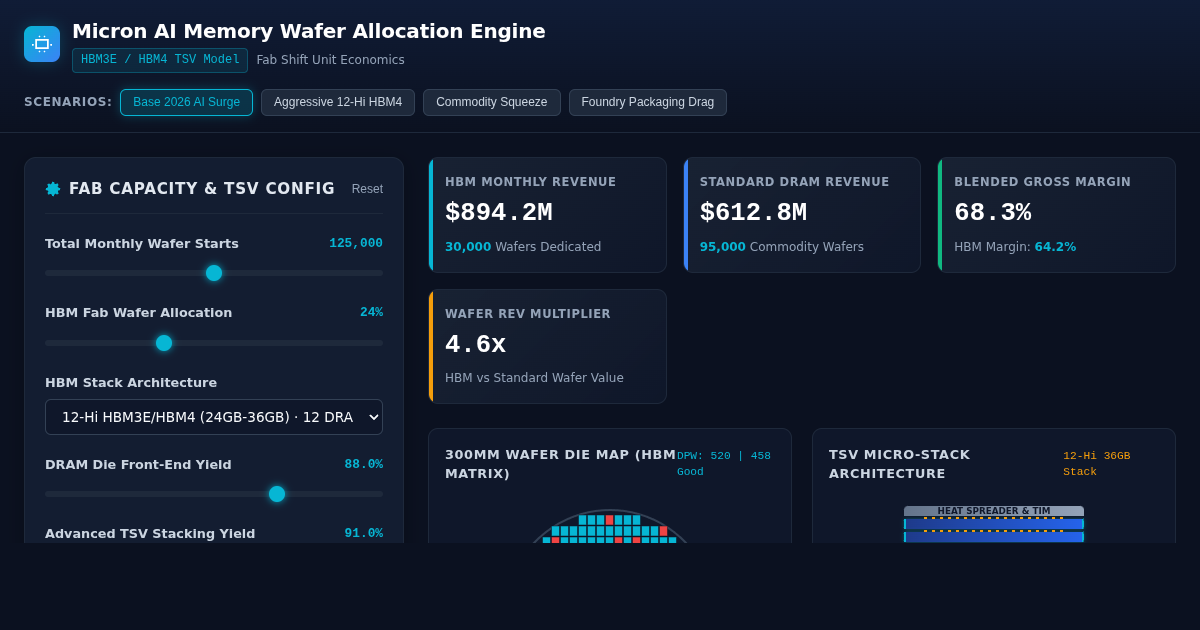 Micron AI Memory Wafer Allocation & HBM Revenue Engine preview