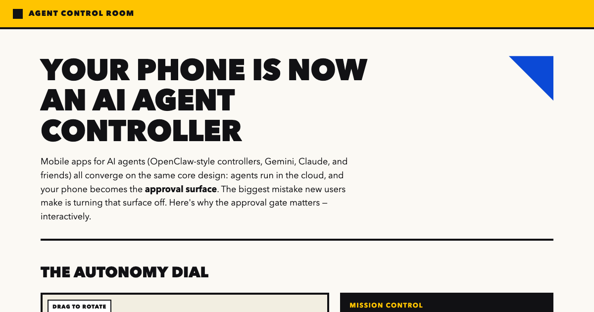 AI Agents on Your Phone: Human-in-the-Loop 101 preview