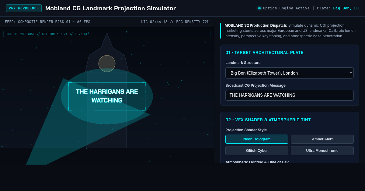 Mobland CG Landmark Projection Simulator preview
