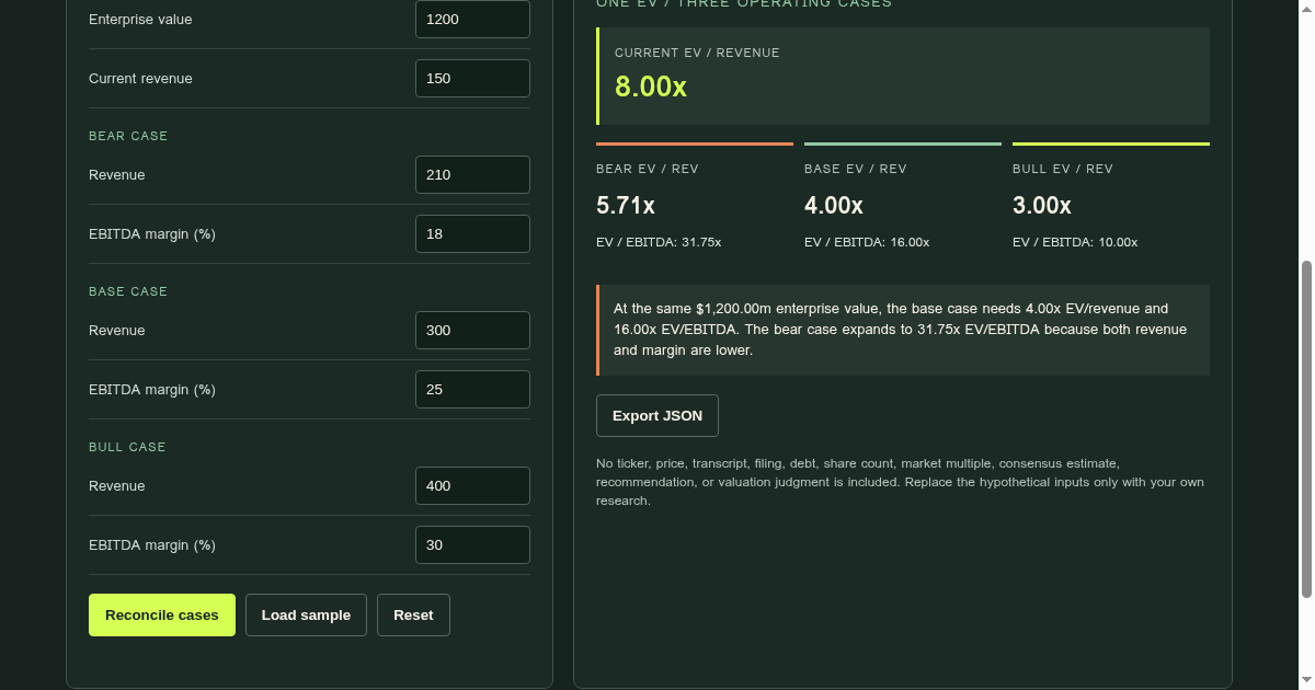 Multiple Reconciliation Lab preview