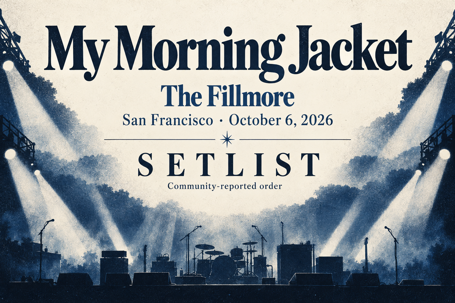 Concert setlist editorial preview