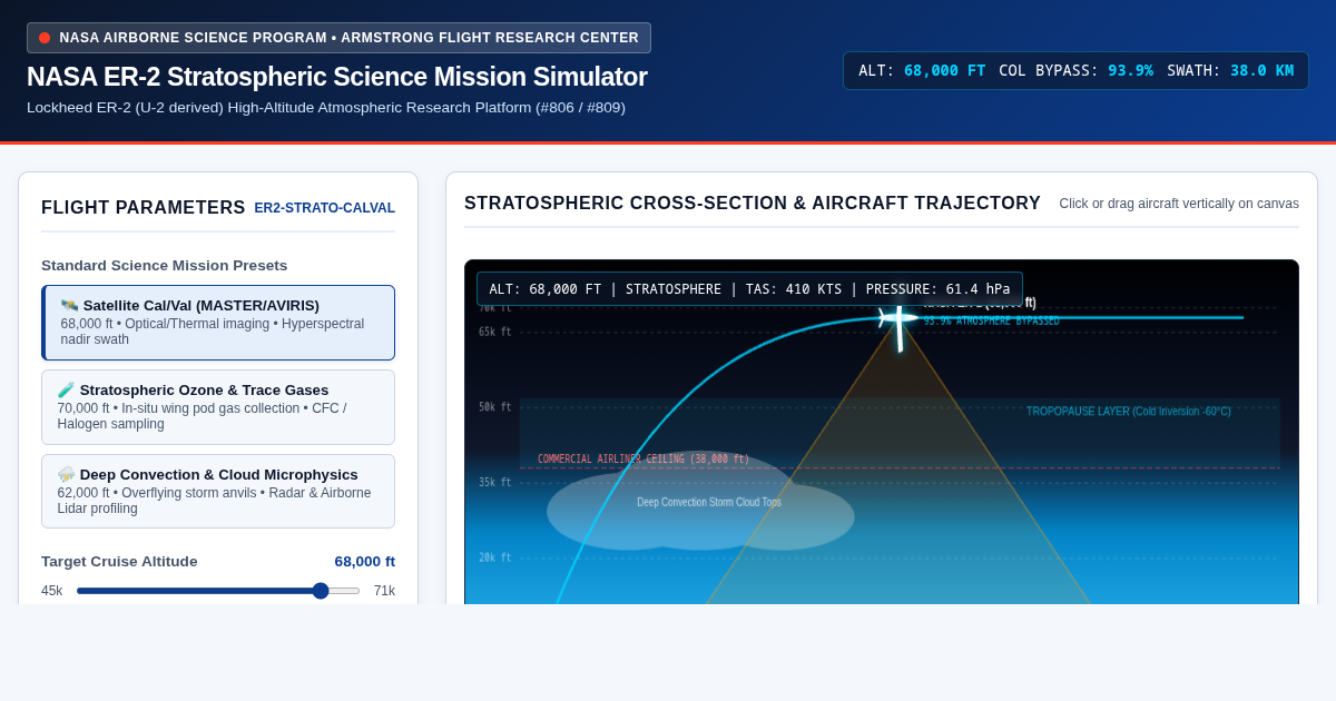 NASA ER-2 Stratospheric Science Mission Simulator preview