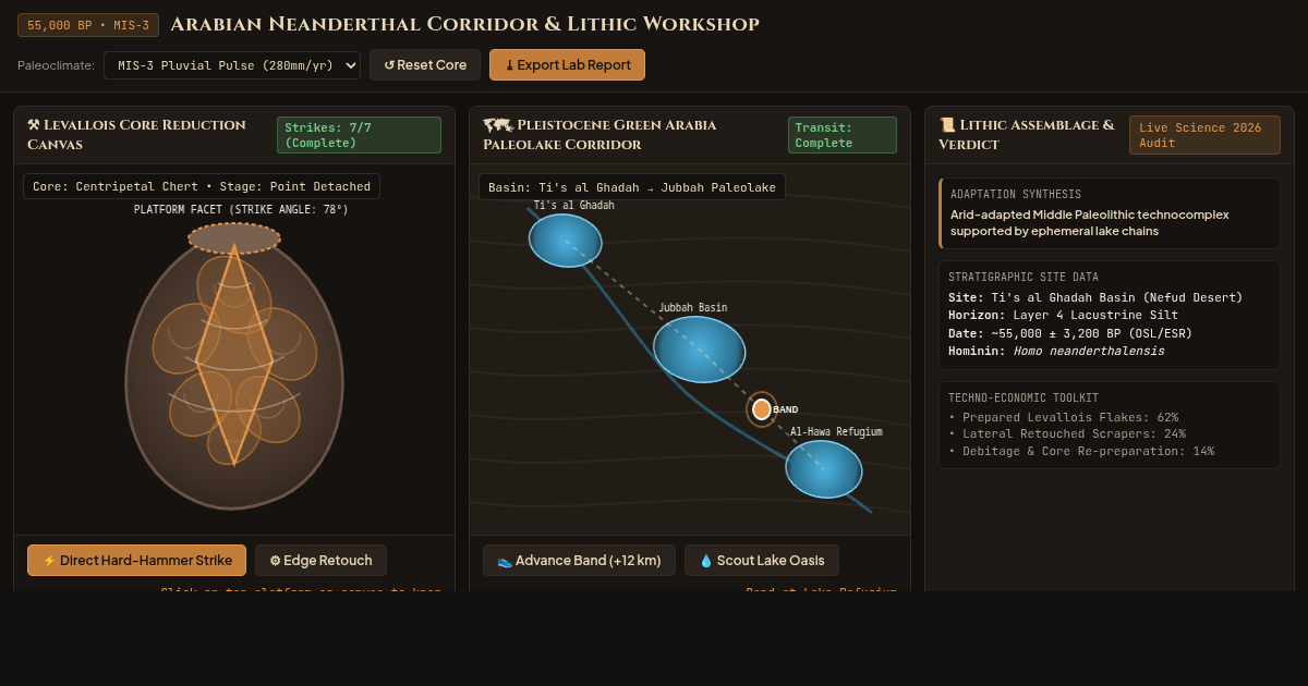 Arabian Neanderthal Corridor & Lithic Workshop preview