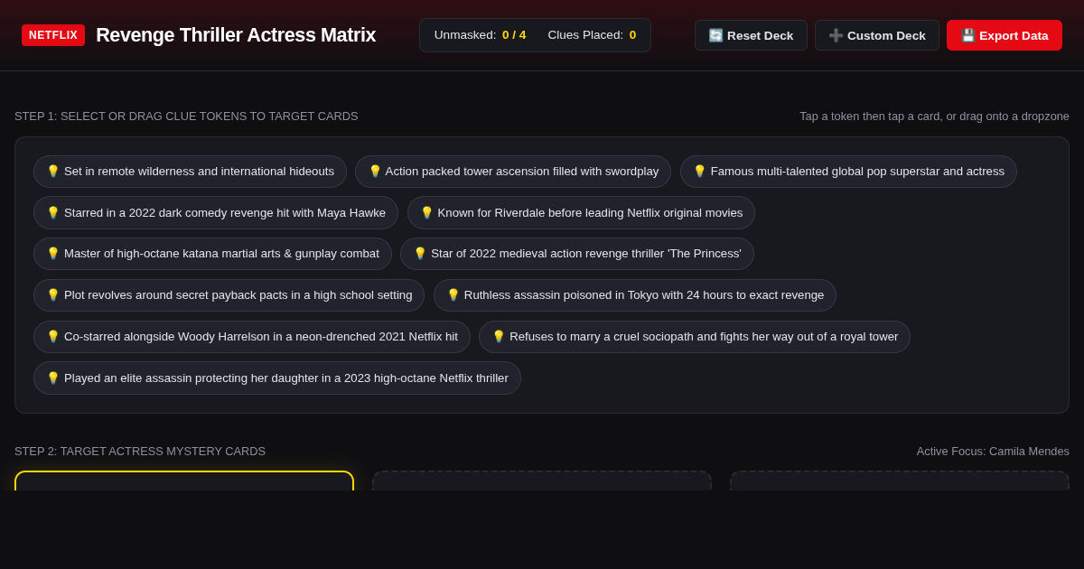 Netflix Revenge Thriller Actress Matrix preview
