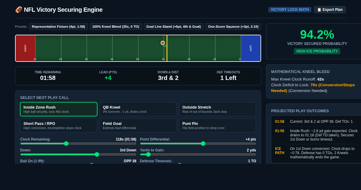 NFL Victory Securing & Clock Management Engine preview