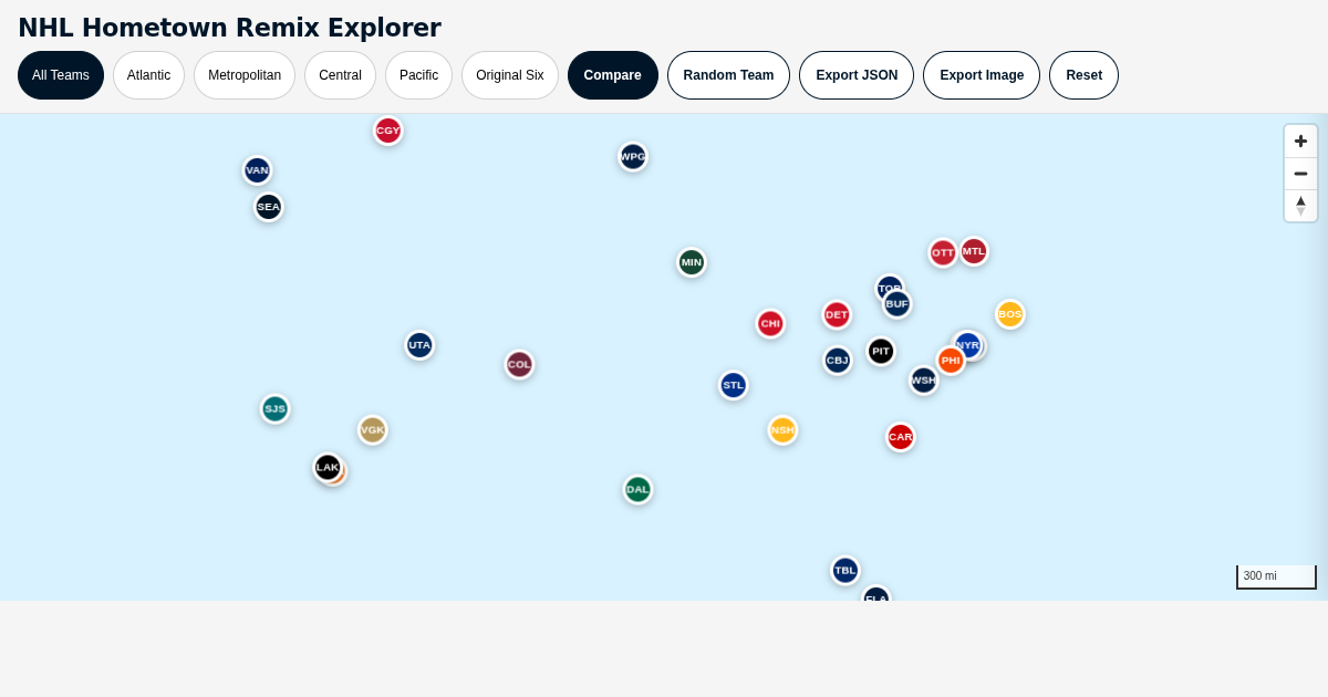 NHL Hometown Remix Explorer preview