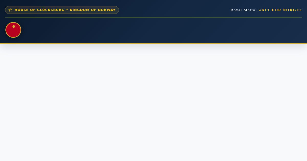 Norwegian Royal Lineage & King Harald V Reign Archive (1905–2026) preview