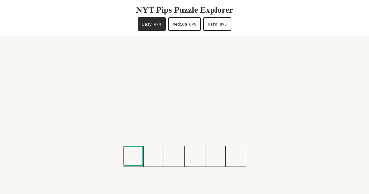 NYT Pips Puzzle Explorer preview