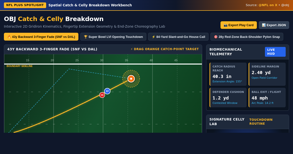 OBJ Catch & Celly Play Breakdown | Interactive NFL Lab preview