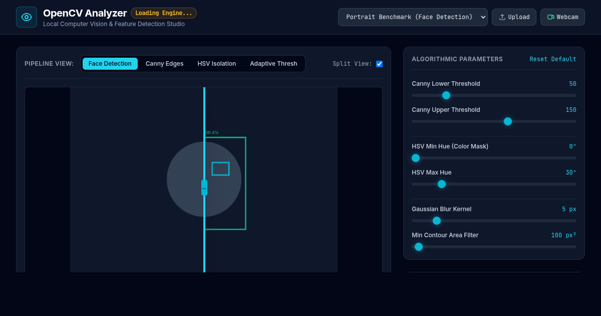 OpenCV Real-Time Computer Vision & Feature Detection Studio preview