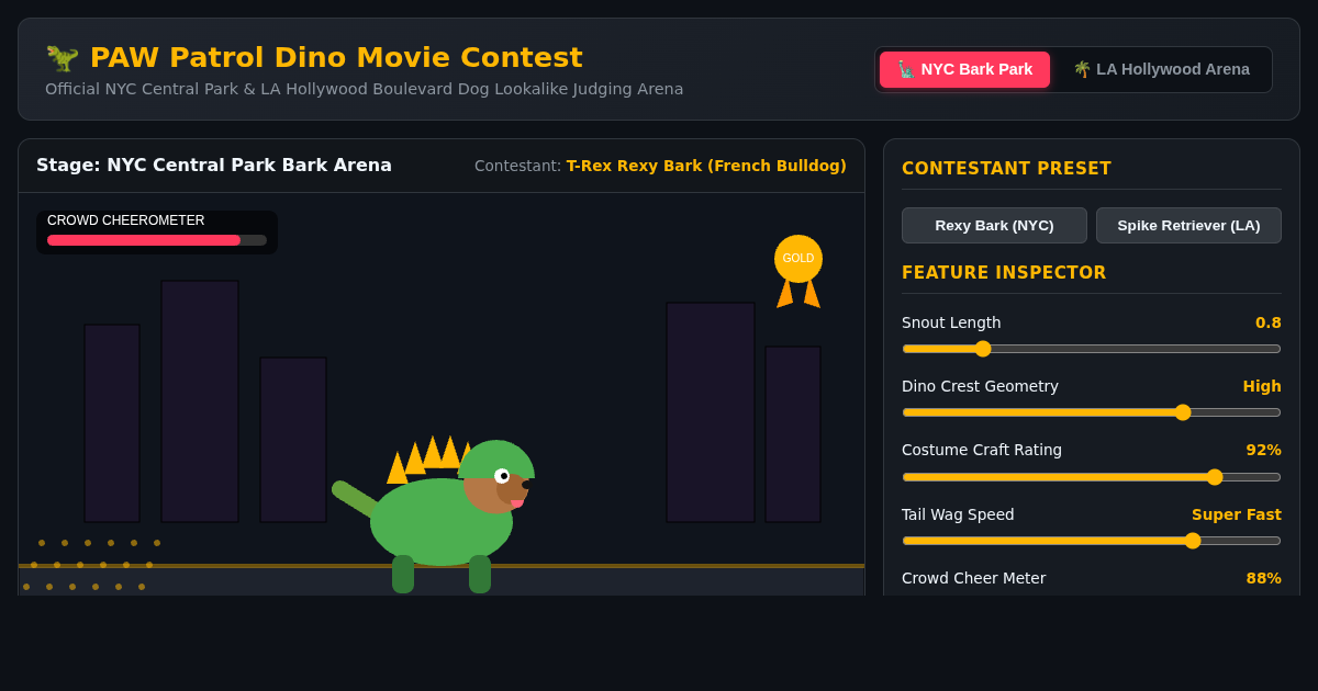 PAW Patrol Dino Movie: NYC & LA Dog Lookalike Contest Arena preview