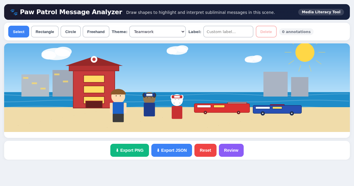 Paw Patrol Message Analyzer preview