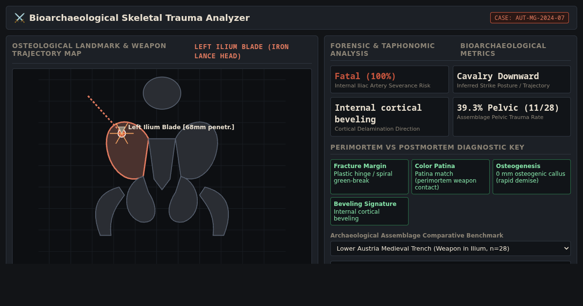 Bioarchaeological Skeletal Trauma & Pelvic Wound Analyzer preview