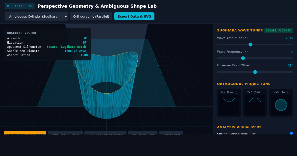 Perspective Geometry & Ambiguous Shape Lab | MIT CSAIL Study preview