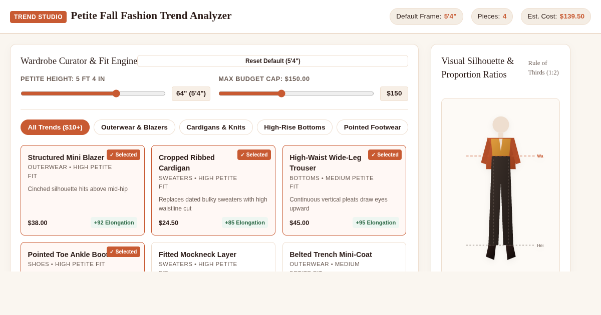 Petite Fall Fashion Trend Analyzer & Outfit Builder preview